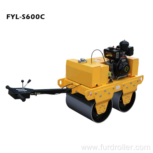 Quality Diesel Power Mini Steel Wheel Vibratory Roller